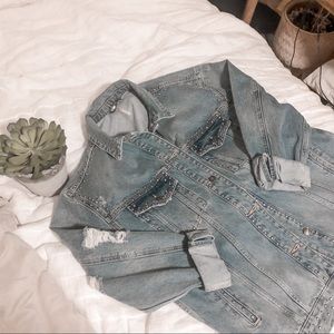 NWOT studded Free People jacket ✨
